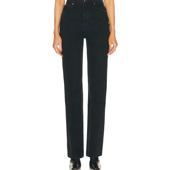 KHAITE Danielle Slim Straight Straight Leg Jeans size 23, color